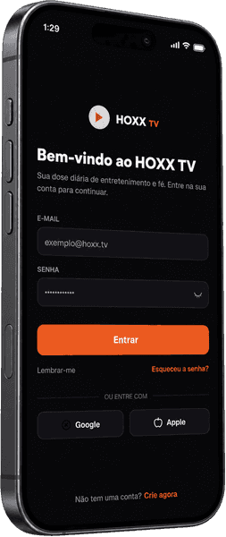 Hoxx TV, tela um acesso simples para começar
